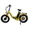Bicicleta plegable eléctrica anaranjada para hombre 48v de Mini Folding Electric Hybrid Bike con el sistema de la ayuda del pedal