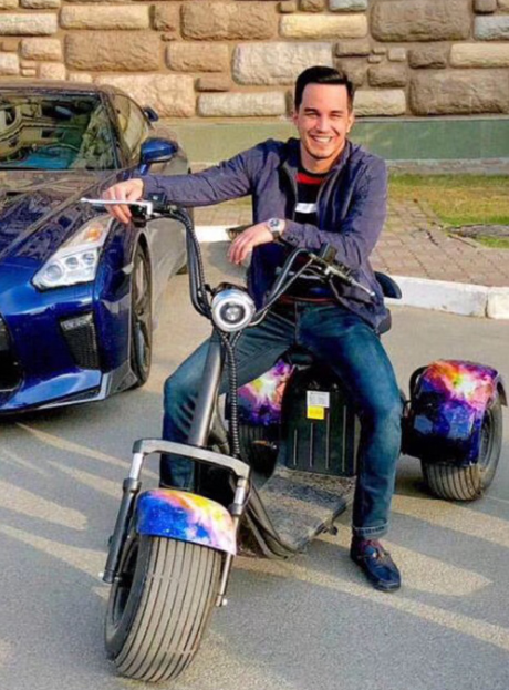 Desventaja adulta de la motocicleta eléctrica de la vespa de Citycoco 1500w 24