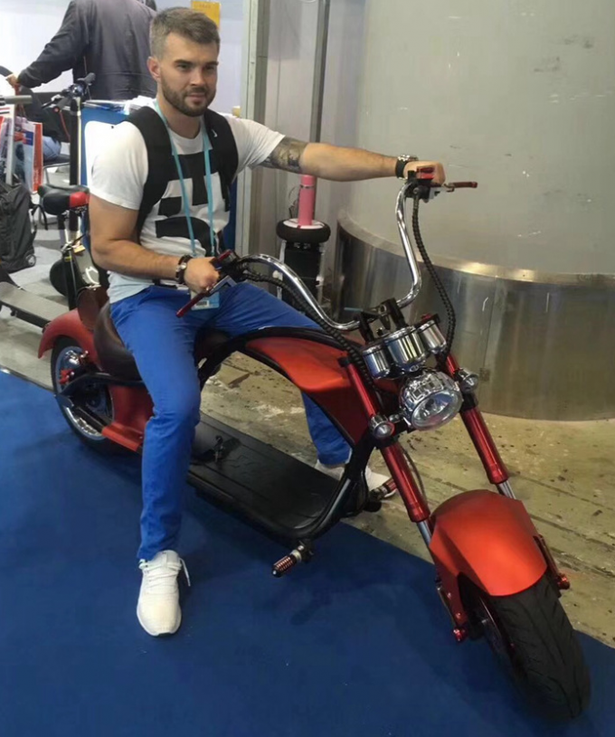 Desventaja adulta de la motocicleta eléctrica de la vespa de Citycoco 1500w 26