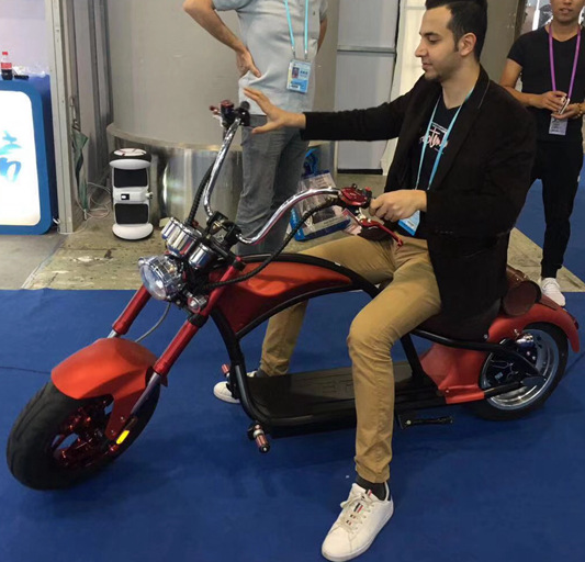 Desventaja adulta de la motocicleta eléctrica de la vespa de Citycoco 1500w 27