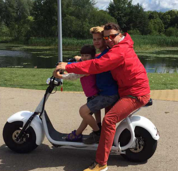 Desventaja adulta de la motocicleta eléctrica de la vespa de Citycoco 1500w 28
