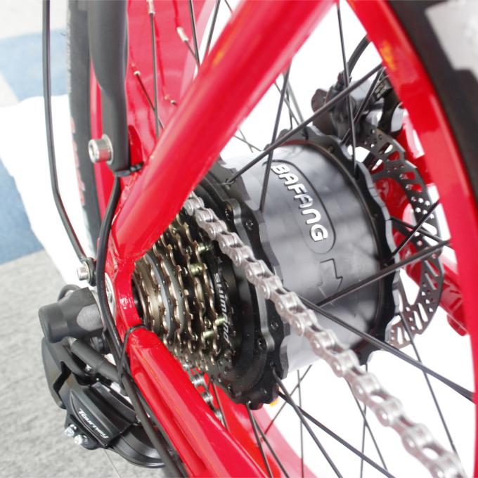 Peso ligero eléctrico plegable de aluminio de la bici con el niño Seat los 55km potentes H 4